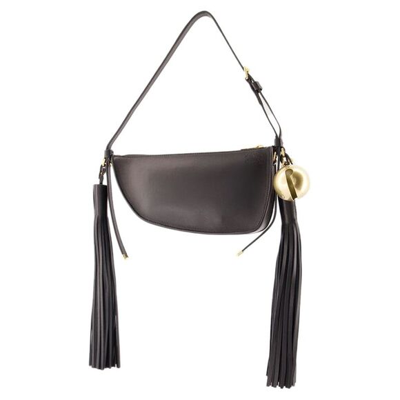 Mini Shield Sling Shoulder Bag - Burberry - Leather - Black - Picture 3 of 4